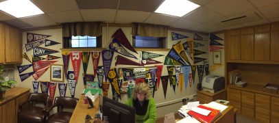 Mrs. Donna Bekisz works hard in the College Placement Office to ensure the success of all of Chaminade's applicants.