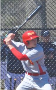 Joe Suozzi '16 steps up to the plate, determined to win the game for his team.