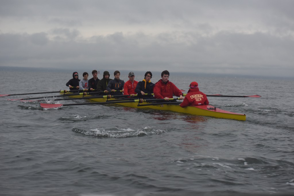 The crew team is on the water in preparation for the Bill Braxton Regatta, the last of the season.