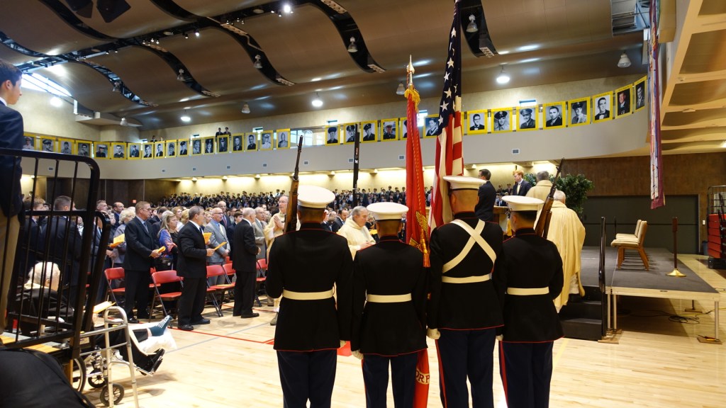 One of the proudest traditions of the Flyers is the annual Gold Star Mass, honoring those alumni who have made the ultimate sacrifice for their country.
