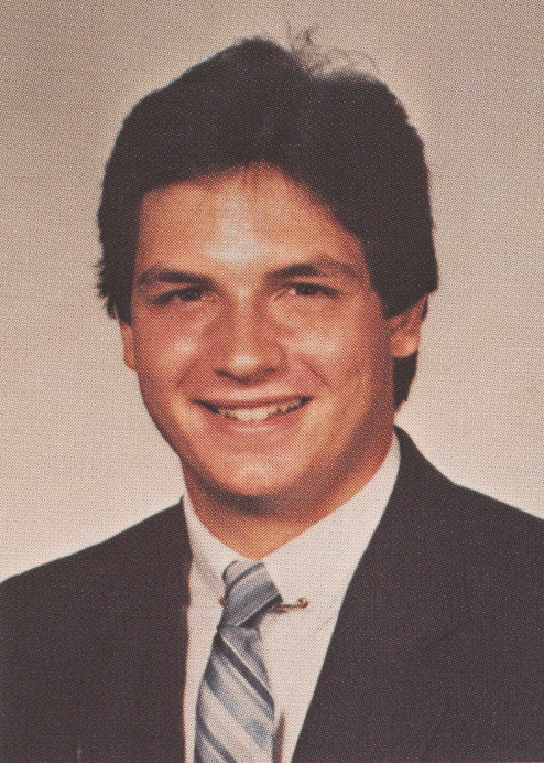 Vaccaro, now writing for the New York Post, is pictured above in his 1985 yearbook photo.