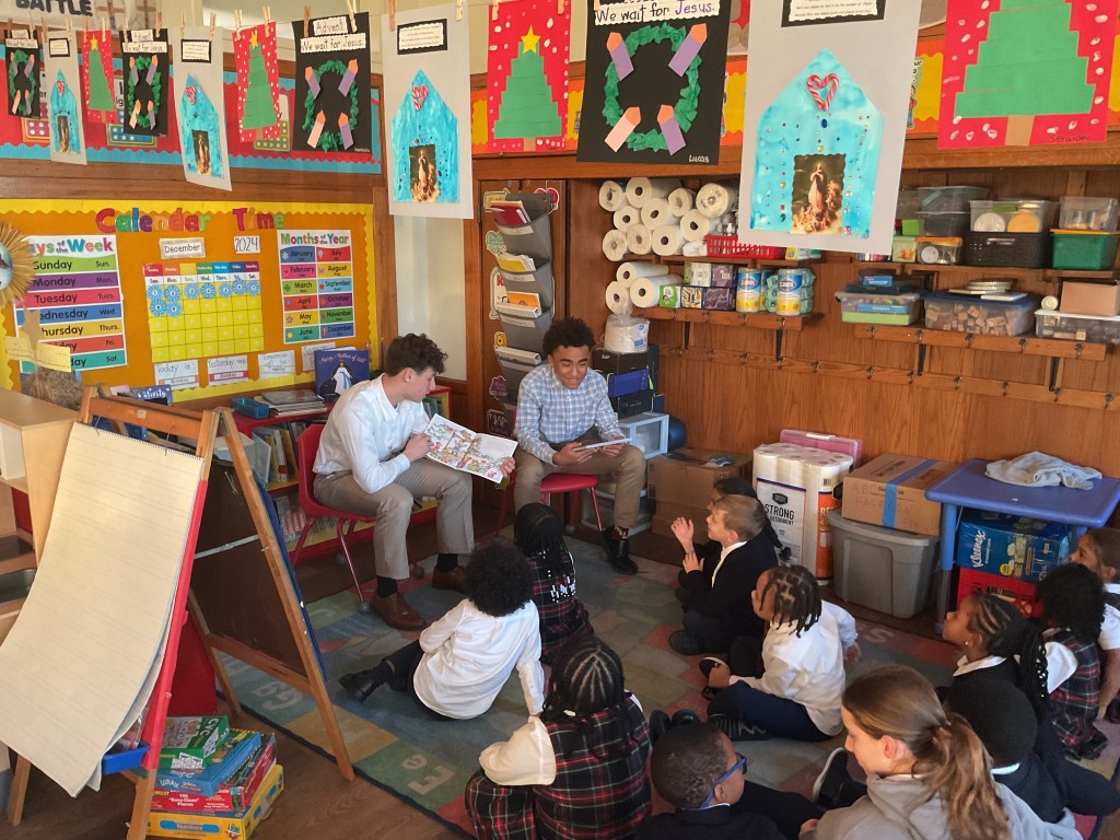 The First of Many: Story Time at St. Martin de Porres Marianist&nbsp;School
